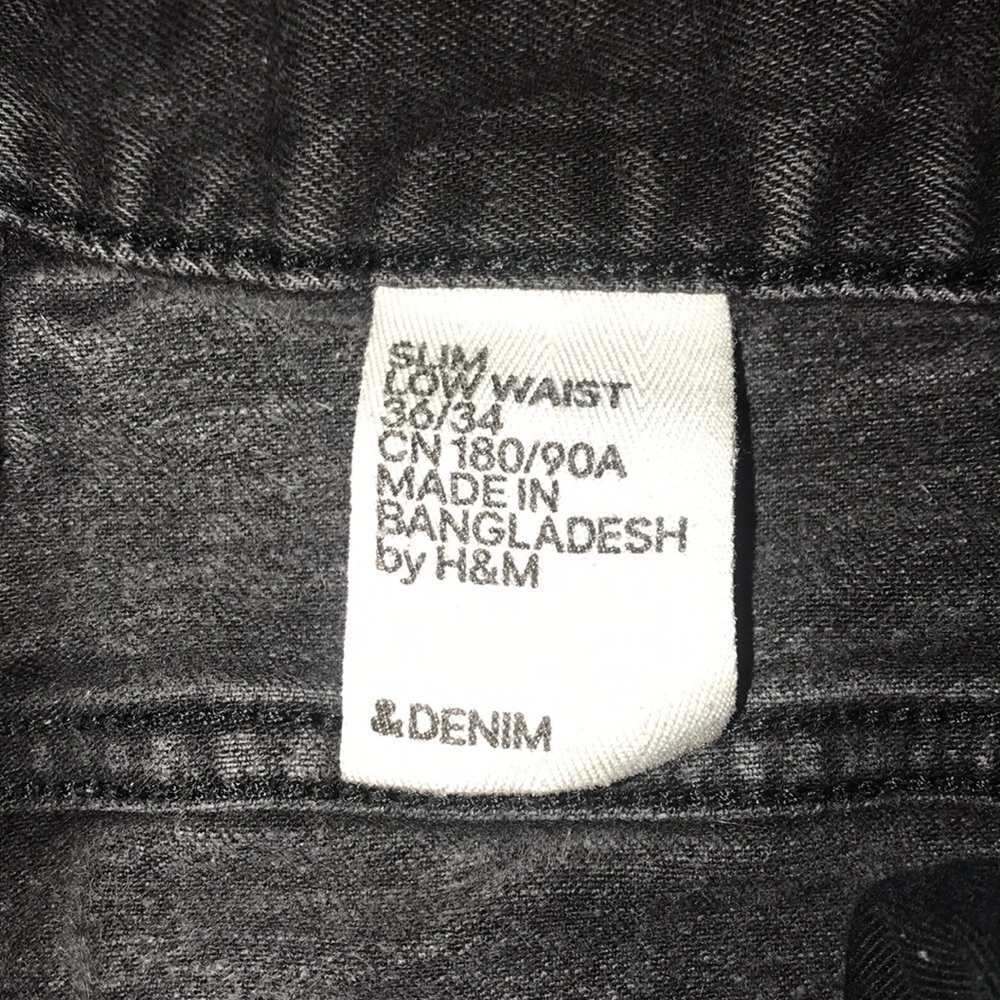 Black denim